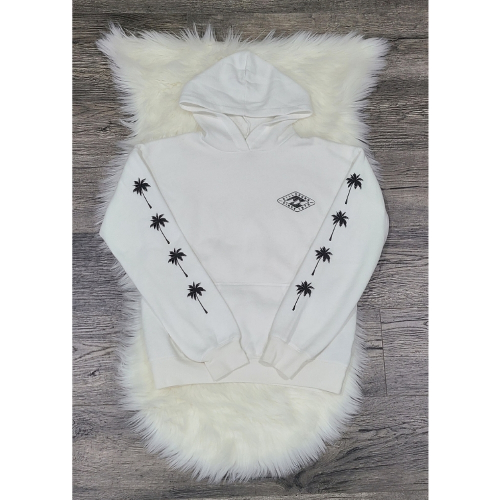 Billabong White Hoodie w/ Palm Trees